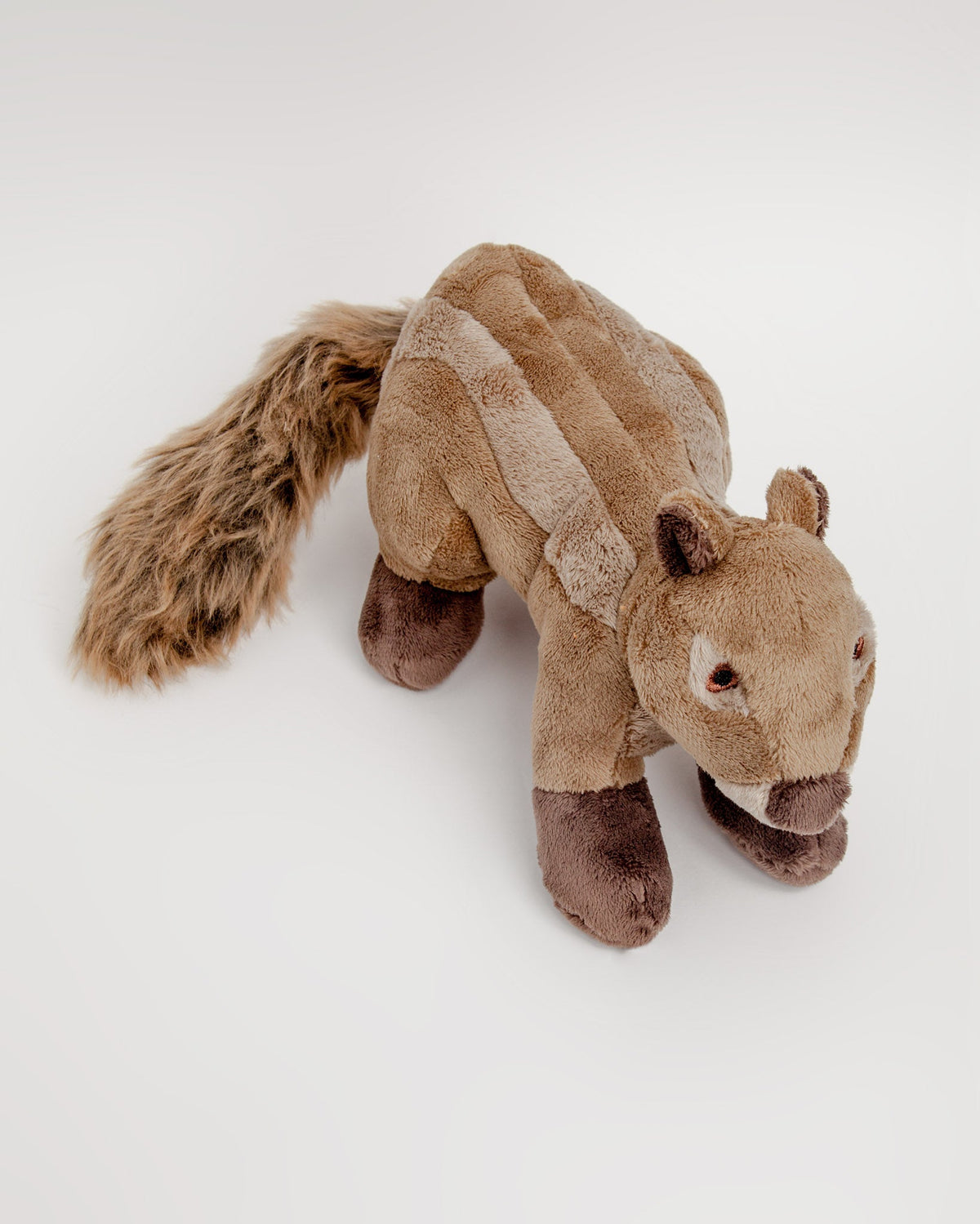 Peanut the Squirrel Squeaky Dog Plush Toy